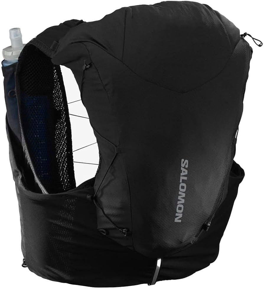 Salomon Unisex ADV Skin 12 Hydration Pack with Flask, Black/Ebony